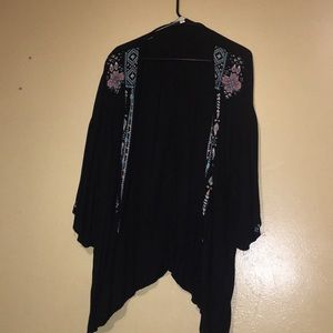 Embroidered cardigan